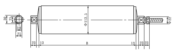 TJ型電動(dòng)滾筒