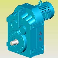 F系列平行軸斜齒輪減速機實體模型