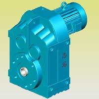 F系列平行軸斜齒輪減速機實體模型