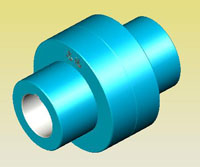 芯型彈性聯(lián)軸器實(shí)體模型