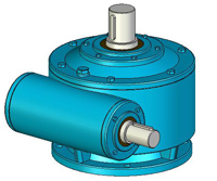 QT型塔機(jī)用蝸輪減速器實(shí)體模型