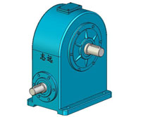 QT型塔機(jī)用蝸輪減速器實(shí)體模型