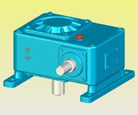 WHT型圓弧圓柱蝸桿減速機實體模型(JB2318—79)