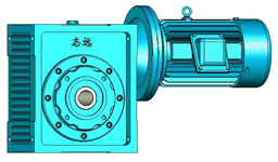 WJ系列中空軸型蝸輪減速機實體模型