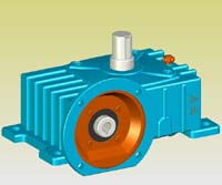 WPDO型蝸輪蝸桿減速機(jī)實(shí)體模型