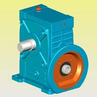 WPWDA型蝸輪蝸桿減速機實體模型