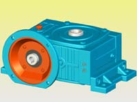 WDWDKO型蝸輪蝸桿減速機(jī)實(shí)體模型