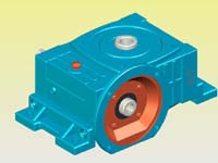 WDWDKO型蝸輪蝸桿減速機(jī)實(shí)體模型