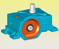 WPWDO型蝸輪蝸桿減速機實體模型