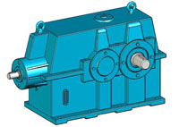 YK系列圓錐—圓柱齒輪減速器實(shí)體模型