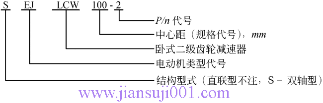 LCW型臥式二級(jí)硬齒面圓柱齒輪減速機(jī)
