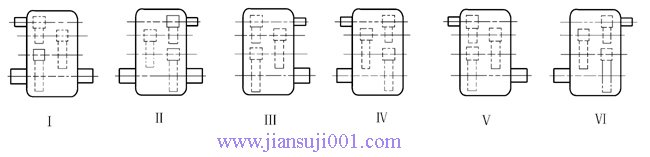 QJ-L型起重機(jī)立式減速器工作條件及型式(JB/T8905.3-1999)