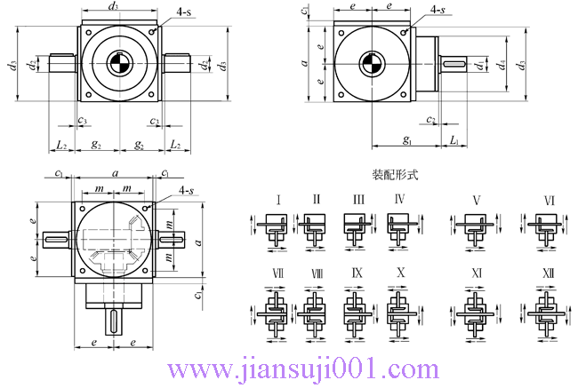 SP系列圓錐齒輪換向器
