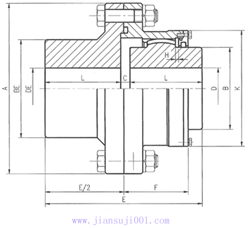 DY-CB型單面嚙合聯(lián)軸器