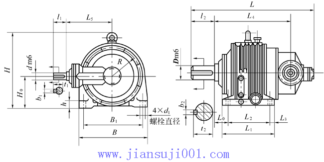 NGW-S型行星齒輪減速機(jī)(JB3723-84)