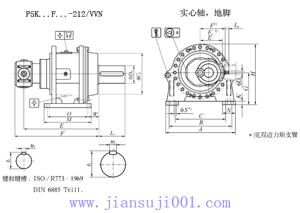 P系列行星齒輪減速機