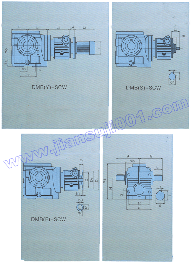 DMB系列無級變速器與SC系列減速器組合