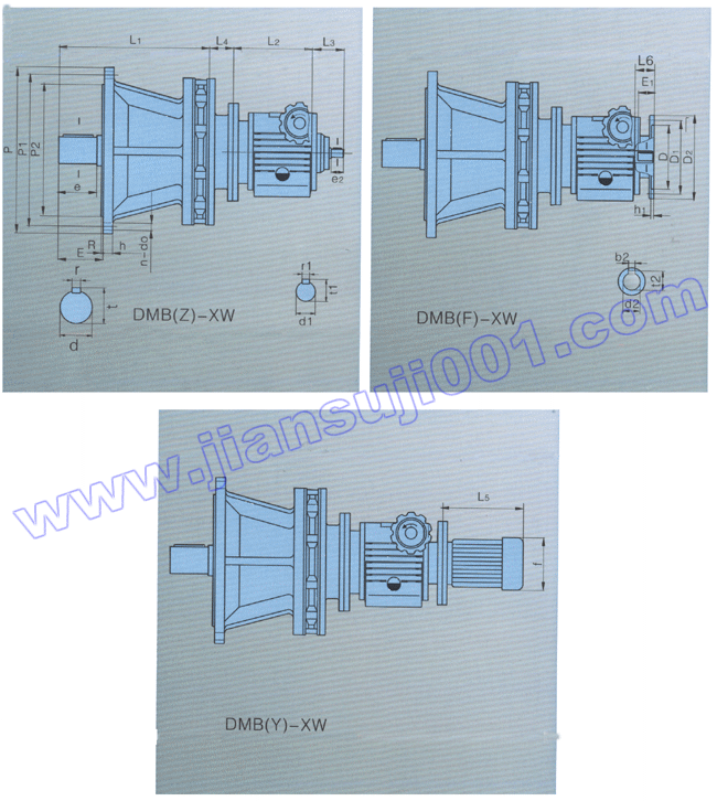 DMB系列無級變速器與X系列擺線減速機組合