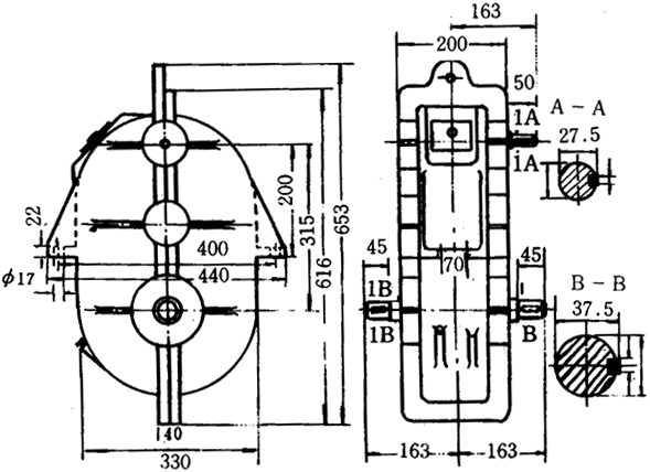 B315型圓柱齒輪減速機(jī)