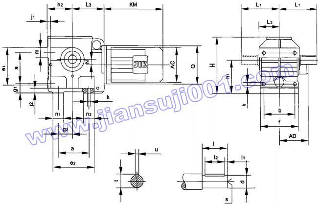JRTS斜齒輪——蝸輪蝸桿減速電機