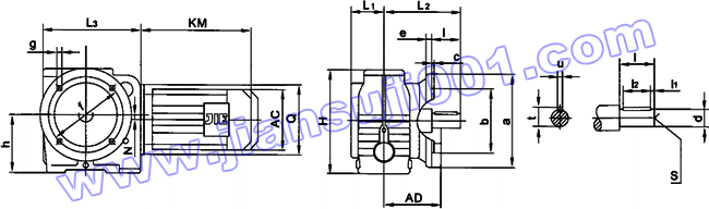 JRTS斜齒輪——蝸輪蝸桿減速電機